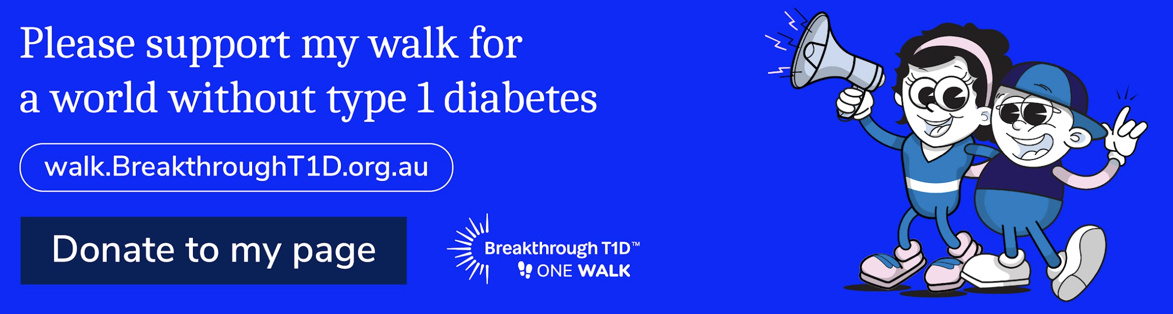 Support my walk - email signature 1