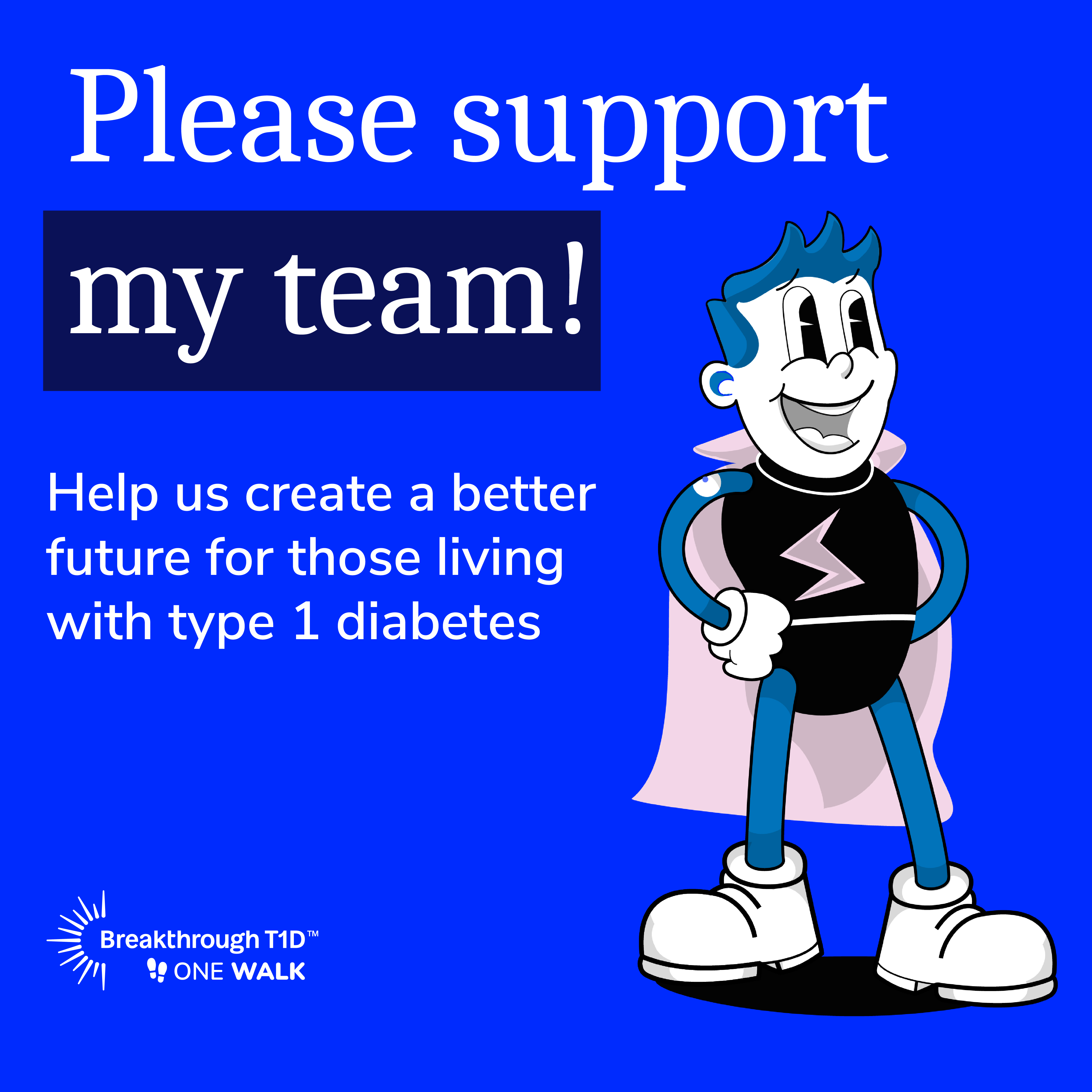 Please support my team - Facebook social tile