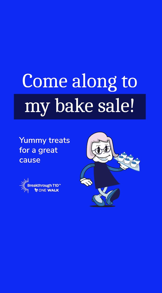 Bake sale - Instagram story tile 1