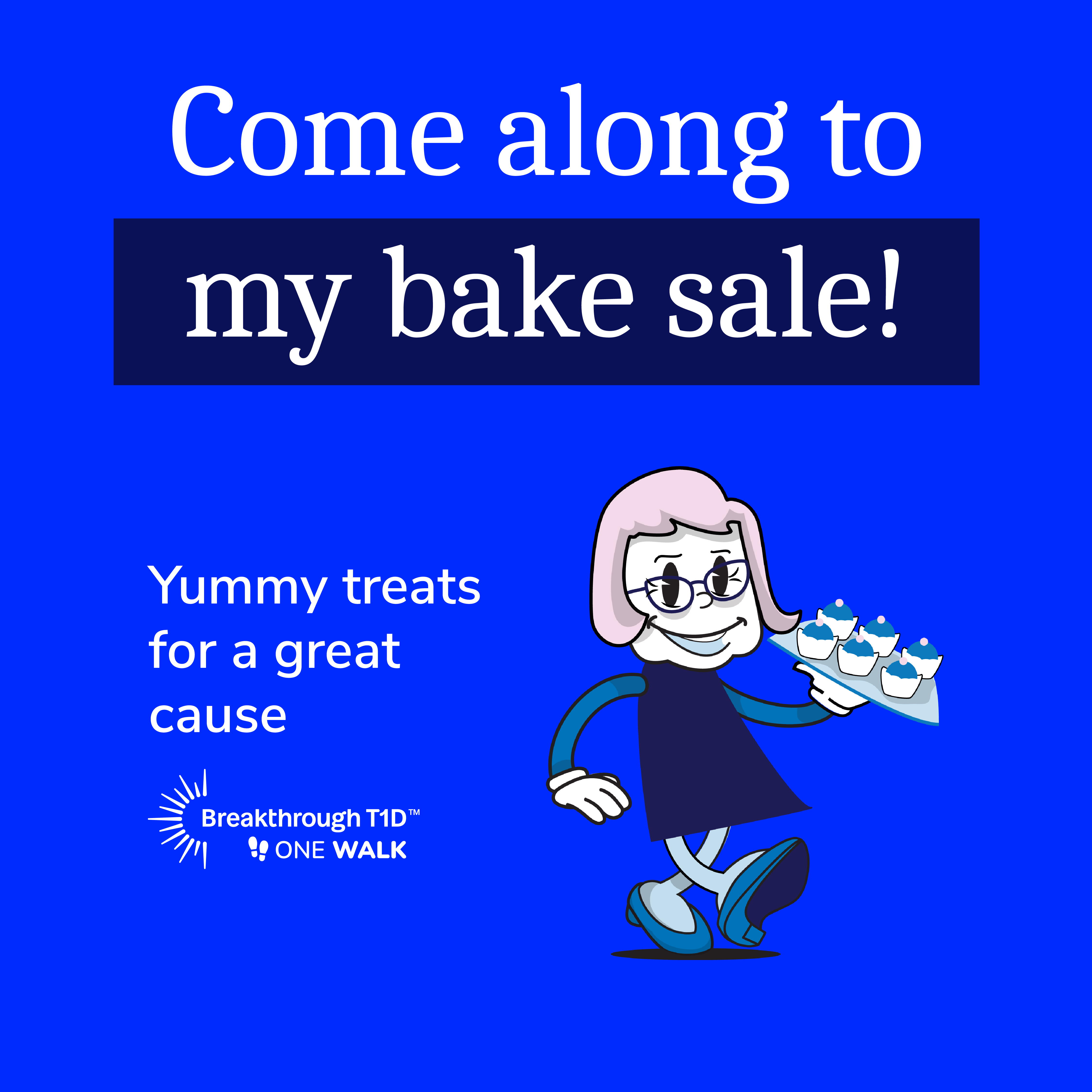 Bake sale - Facebook social tile 1