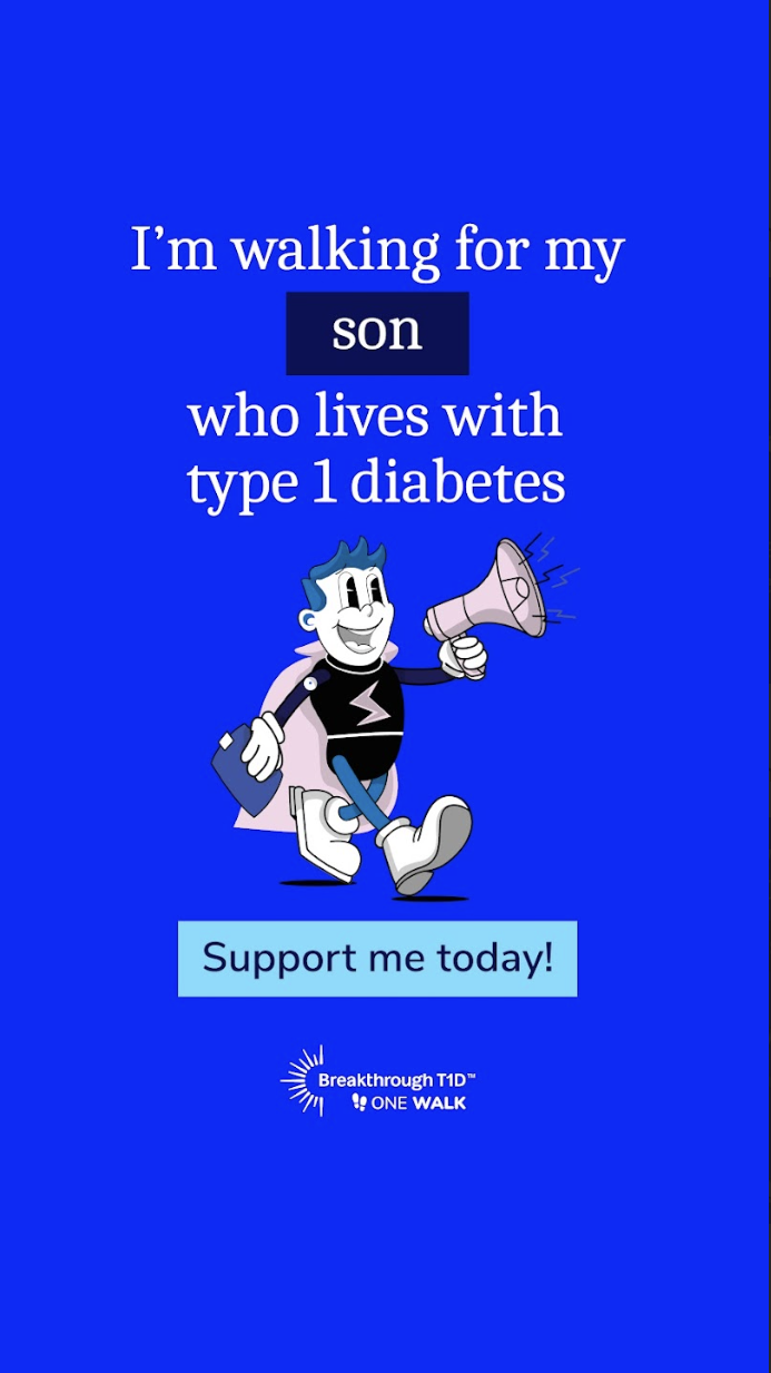 Walking for my son - Instagram story tile 1