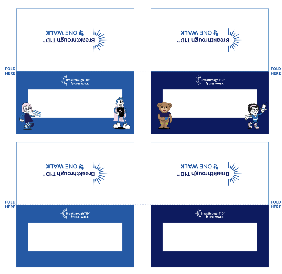 Place cards to label your treats